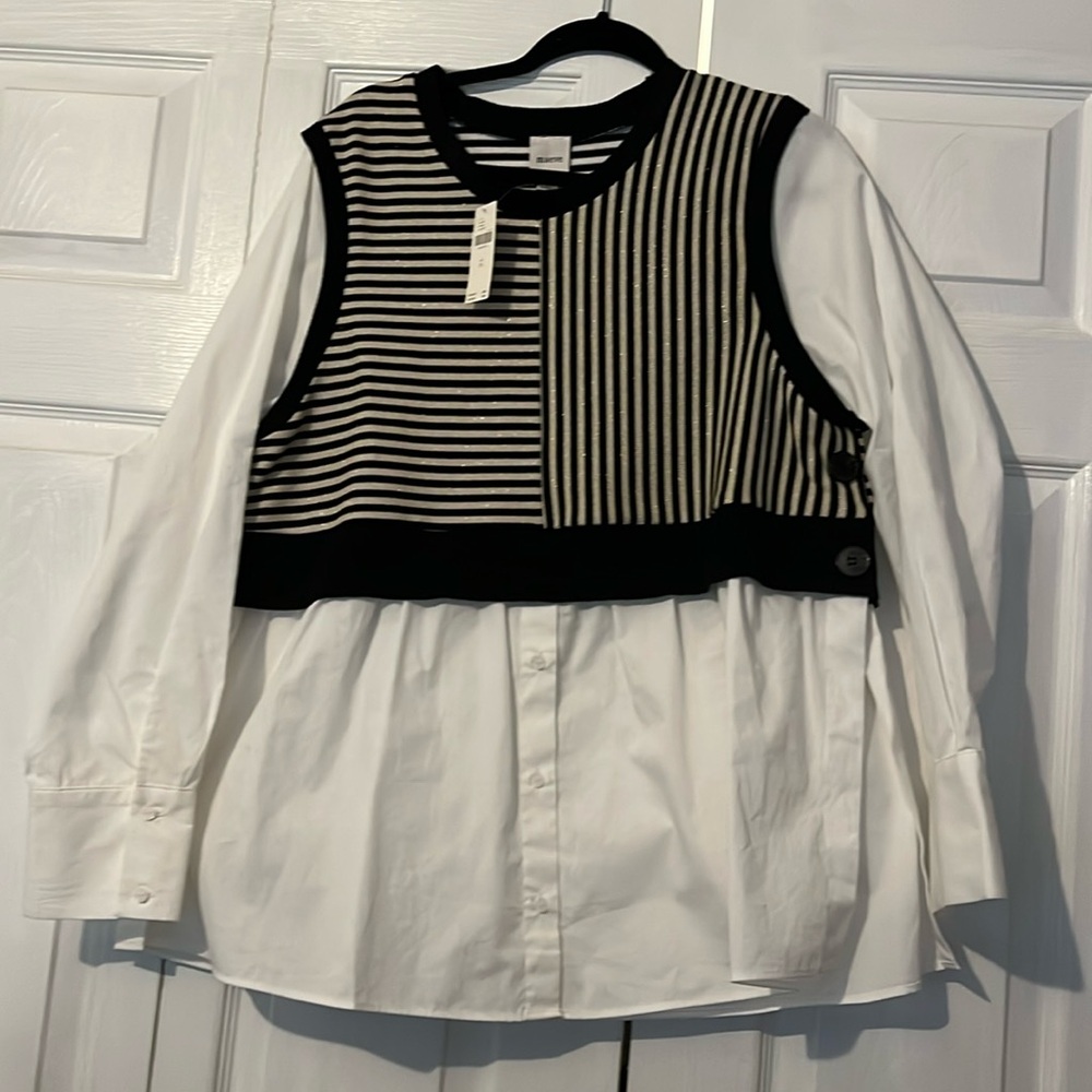 Anthropology Maeve top XL NWT